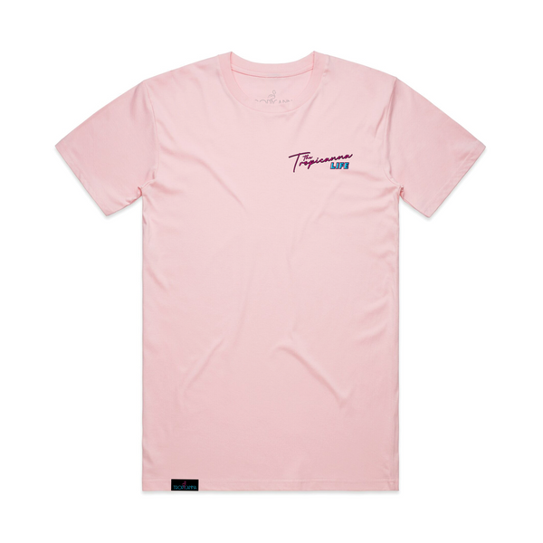 the tropicanna life pink t-shirt